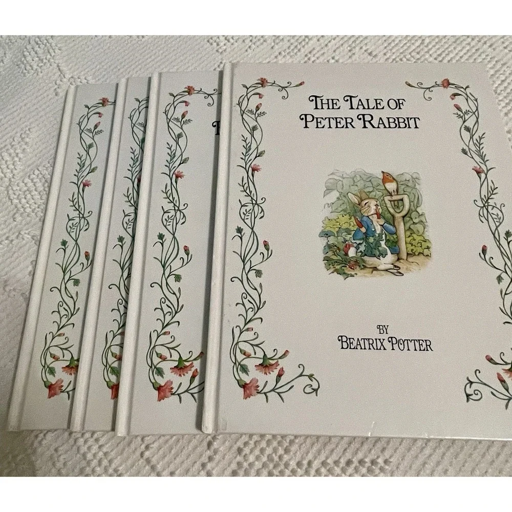 Beatrix Potter Peter Rabbit-Jemima Puddle-Duck- Benjamin Bunny- Tom Kitten Set 4